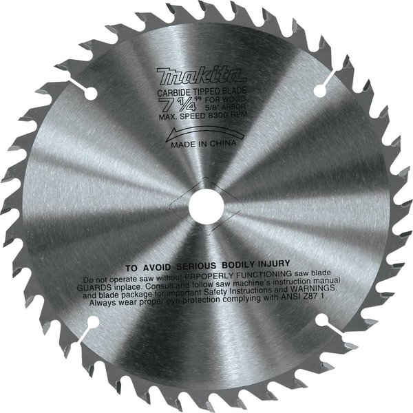 Makita 7-1/4" Fine Crosscutting Carbide-Tipped Saw Blade 721251-A